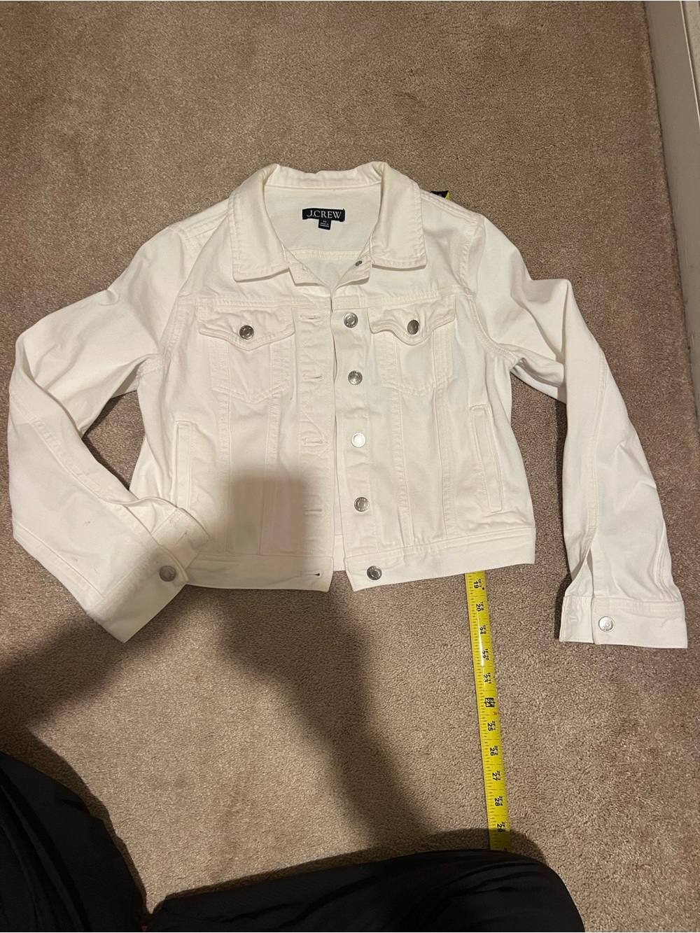 J. Crew Off-White Denim Jacket